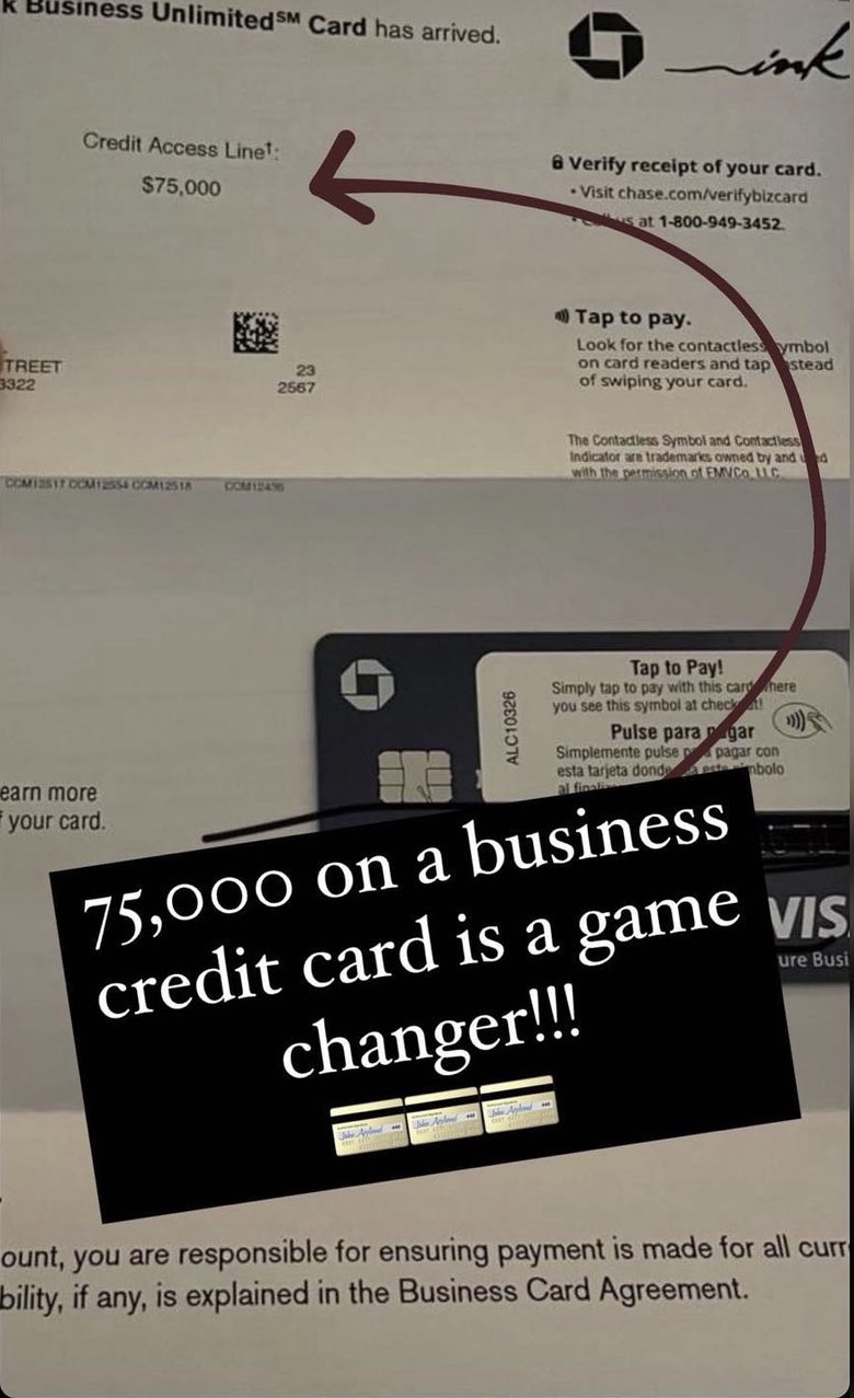 Chase Ink Business Unlimited Approval